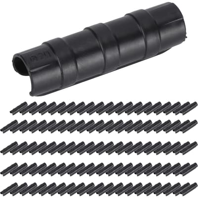 100 pièces Clip de tuyau de cadre de serre Pince Connecteur de fixation de film de jardin Filet d'ombrage Type 1 gray