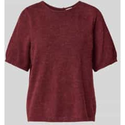 Gebreide pullover met ronde hals, model 'KAMARA'