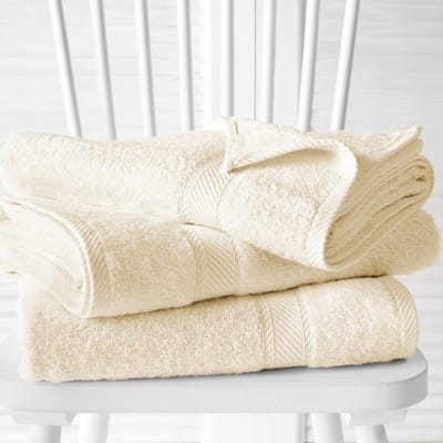 De Witte Lietaer Douchelakens Helene Cream - 70 x 140 cm - 3 stuks - Katoen