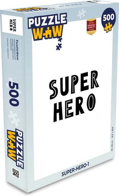 Puzzel Jongens - Quotes - Super hero - Kind - Spreuken - Legpuzzel - Puzzel 500 stukjes