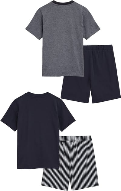 WE Fashion Jongens shortama, 2-pack