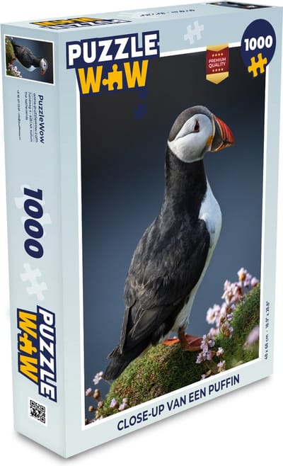 Puzzel Close-up van een puffin - Legpuzzel - Puzzel 1000 stukjes volwassenen