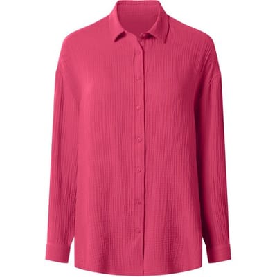 ESMARA Dames mousseline blouse (Roze, XS (32/34))