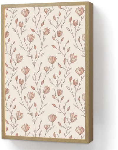 Wandlamp 40x60 cm - Oplaadbaar - Patroon - Klassiek - Roze - Wandlampen binnen woonkamer - Slaapkamer lamp - Decoratieve nachtlamp - Vloerlamp draadloos