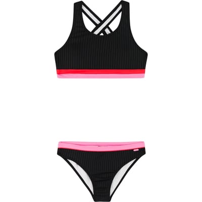 Protest PRTYvette JR - Bikini set Meisjes - Normale pasvorm - Uitneembare vulling - Zwart