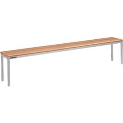 Bank voor kleedkamers Schäfer Shop Select - B 1995 x D 310 x H 415 mm - lichtgrijs