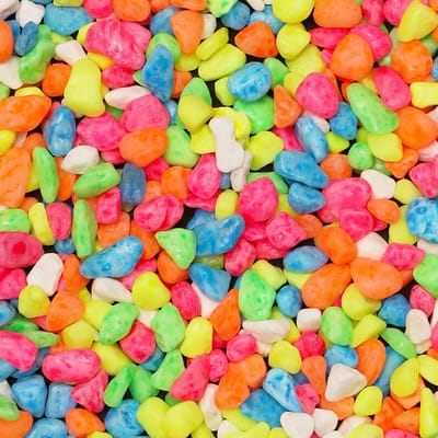 SPHProducts - Decoratieve Neon Steentjes - Mini Steentjes - Vazen Vuller - 3,6 kg - Gemixte Rivier Gravel - Voor Plantenpotten - 1,2 cm
