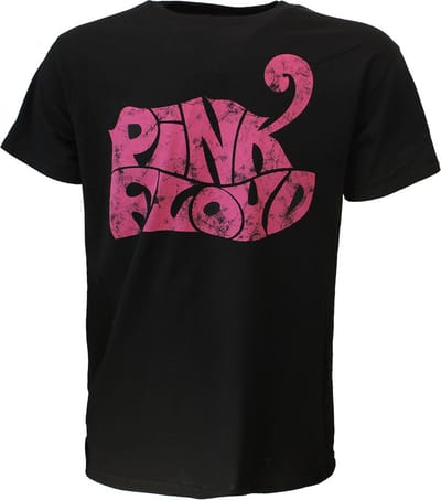 Pink Floyd Swirl Logo T-Shirt - Officiële Merchandise - L