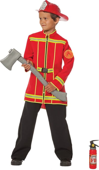 Brandweerjas rood jongen