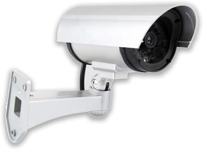 Bewakingscamera Dummy - Nep Camera - Veiligheid Verhogend - Realistisch Design - 175 x 85 x 85 cm - Zwart