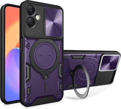 Hoesje geschikt voor Samsung Galaxy A06 4G/5G - Techsuit CamGuard Pro Back Cover - Paars