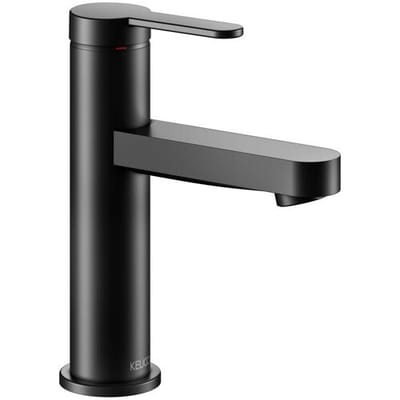 Keuco IXMO Flat Black Selection single lever basin mixer 100 without pop-up waste 59502373100