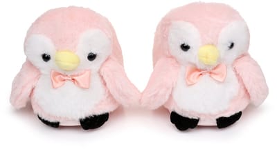 Grappige pantoffels | Pinguïn sloffen | Roze | One size fits all maat 32 t/m 38 voor Kinderen, Dames en Heren | Pinguin Pantoffel | Pluche Dierenpantoffels | Zachte Binnenschoenen | Sloffen en Pantoffels maat 32, 33, 34, 35, 36, 37, 38
