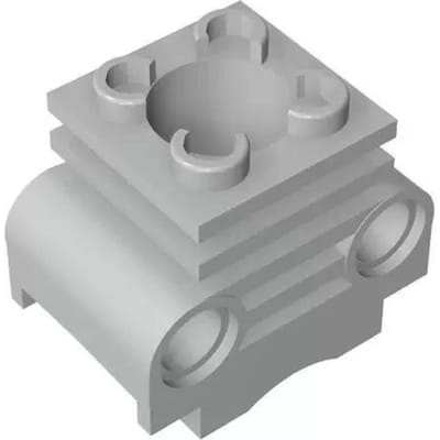 10 stuks 2850 Motor Cilinder MIJN EIGEN CREATIE Onderdelen Inclusief Zijsleuven Baksteen Bouwstenen DOE-HET-ZELF Speelgoed Ideaal voor Kinderen Hersenkraker Verjaardag 10pcs gray