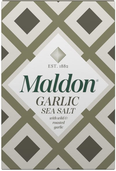 Maldon Zeezout Flakes Knoflook 100g