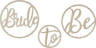 Houten Decoratie Ringen Bride To Be