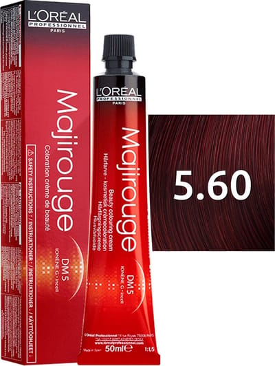 L'Oréal Professionnel - Haarverf - Majirouge - 50 ML - 5.60