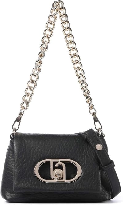 Schoudertas - Dames tas - Dagelijks gebruik - Zachte look - 19 x 6 x 13 cm - Zwart