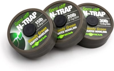 Korda N-Trap Semi Stiff 30lb Weedy Green