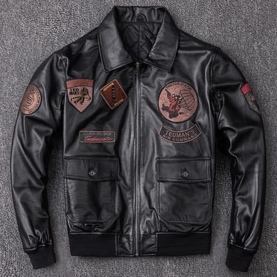 Leren Jas PU Leer Jas Locomotief Pak Heren Katoenen Jas XXXL black