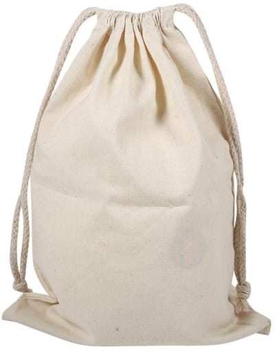 Dailygoods- Waszak Groot - Waszakken voor Wasgoed - Opbergtas - Opbergbak - Opbergzakken Kleding - Milieuvriendelijk Katoen - 30 x 40 cm - Opbergzak