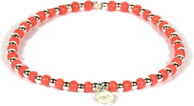Heaven Eleven - meisjes - Kinder - armband - zilver - 925 - oranje - 2mm - 16cm