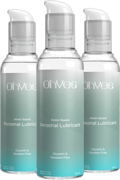 Multipack Glijmiddel Waterbasis - Glijmiddel voor vrouwen en mannen - Parabenen & Glycerine vrij - 3 x 100ml