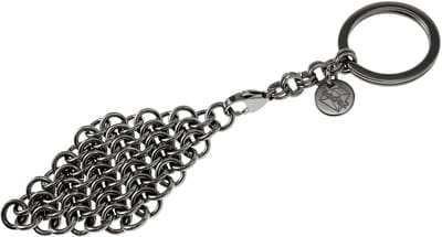 Fidget Sleutelhanger - Diamantvormig Anti-Stress Accessoire - Handgemaakt - Gepolijst Roestvrij Staal - Unisex