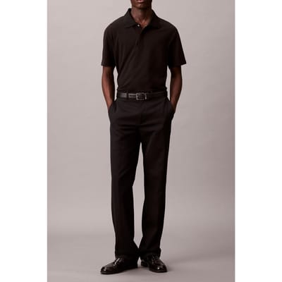 Calvin Klein Ss Cooling Pique Polo Black Taglia: S | Polo Outlet | Uomo | Nero