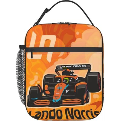 Landon Norris LN4 Geïsoleerde Lunchtas voor Vrouwen Kantoor Koeltas Thermische Voedseldoos Draagbare Lunchboxen Container One Size orange
