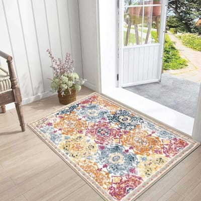 Laag Profiel Vuilvangmat 60 x 90 cm - Super Absorberende Deurmat voor Binnen en Buiten - Antislip Mat voor Epicenter Van Huisdieren, Keuken en Entree