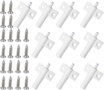 MTTproducts- Demperbuffer 10 Stuks - Roestvrij Stalen Schroeven - Zacht Sluitend Ontwerp - Waterdicht - Duurzaam - Eenvoudig te Installeren - Kastdemper