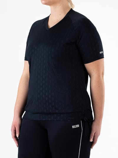 Sjeng Sports IZZIE PLUS - Maat: 44 Dark Blue - Tennis Shirt Vrouwen - Sportshirt - Single Jersey