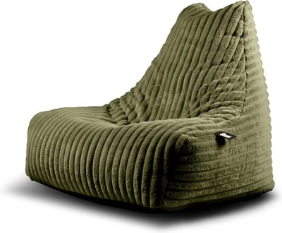Extreme Lounging - b-bag mighty-b cord - zitzak voor volwassenen - voor binnen - zachte & comfortabele stof - fern