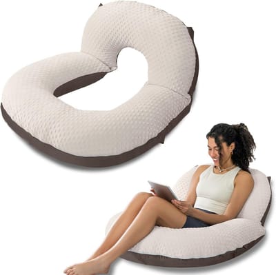 Leeskussen met Rugsteun voor Bed en Bank - Comfortabel Zitkussen voor Lezen en Ontspanning
