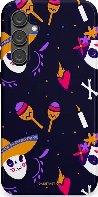 Casetastic Hoesje Geschikt voor Samsung S23 FE - Stijlvolle Beschermende Duo-layer Case - Muertos fiësta