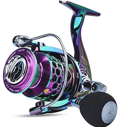 Kleurrijke vismolen 13+1BB Ultra Gladde krachtige en lichte spinmolen voor zoetwatervissen