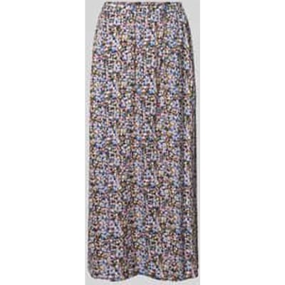 Uitlopende maxirok van pure viscose model 'EASY JOY'