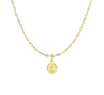 YO&NO - Ketting - Zilver verguld - Singapore - Scapulier - Gediamanteerd - 1,7 mm - 41 + 4 cm - Sieraden vrouw - Gerhodineerd - Zilver 925