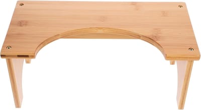 Toiletverhoger Bamboe - Poepkruk Kruk - Gezonde Toiletpositie - Antislip Ondergrond - 40x20x17cm - Natuurlijk