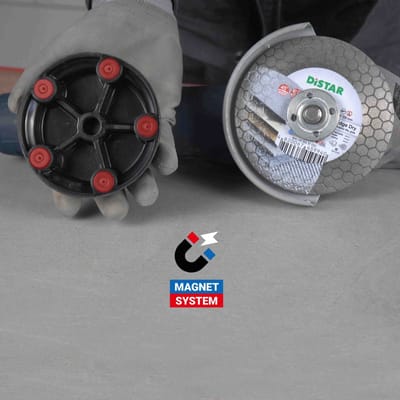 Steunschijf met magneet 100mm BAUMESSER CLICK-LOCK UNI