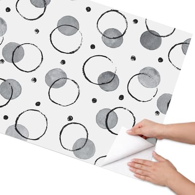 Coloray Meubel Wrap Folie - Wit Meubelfolie - 75x150 cm - Meubel Wrap Folie Creatieve kringen - Plakfolie Meubels - Minimalist Meubelfolie - Decoratiefolie Zelfklevend - Slaapkamer decoratie - Achtergronden en patronen