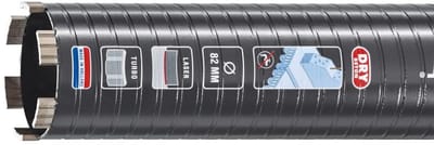CARAT LASER DIAMANTBOOR Ø62x300x5/4 UNCDRY BETON BLACK