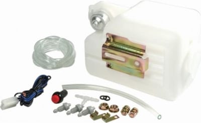 Universele ruitensproeiset 12 volt met pomp & slang & electra