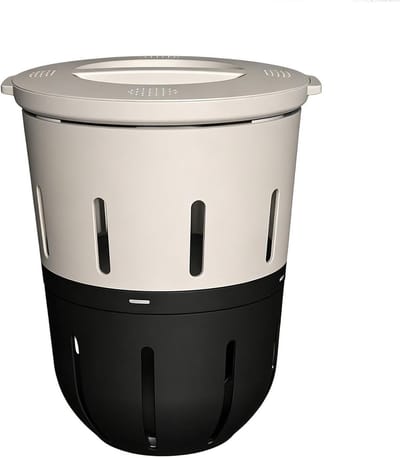 Ondergrondse Compostbak - Keukenafval Ontleder - Compost Maken - Dierbestendig Ontwerp - 125 Liter - Zwart