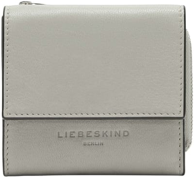LIEBESKIND BERLIN Leren Portemonnee Lila Sheep Natural Alva Wallet Steel Taupe