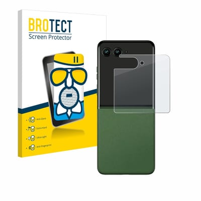 BROTECT - Screenprotector voor Motorola Razr 50 (Achterdisplay) - Folie Beschermfolie Beschermglas matte
