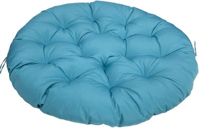 Tuinkussen Rond - Bankkussen Stoelkussen - Comfortabel Zitten - Waterdicht Ademend - 70 x 70 cm - Blauw