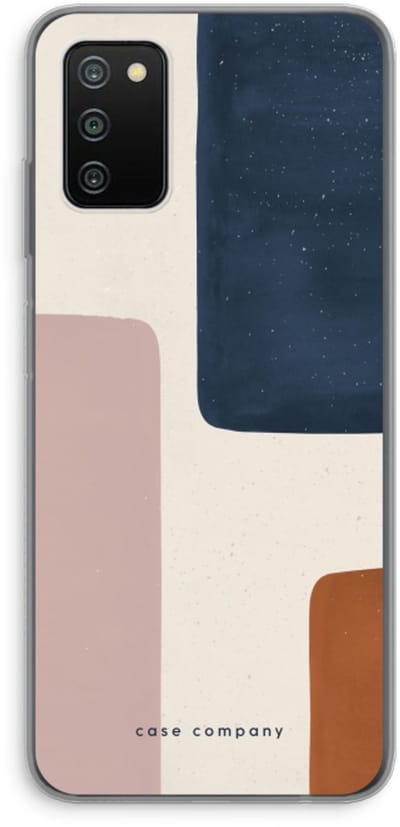 Hoesje geschikt voor Samsung Galaxy A03S hoesje - Geo #5 - Soft Cover Telefoonhoesje - Bescherming aan alle Kanten en Schermrand