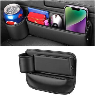Dailygoods- Opbergdoos Waterdicht - Auto Organizer - Verstelbaar - Leer - 30 x 20 x 8 cm - Draagbaar - 1 stuk